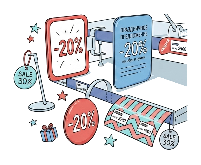 Стопперы, топперы, разделители