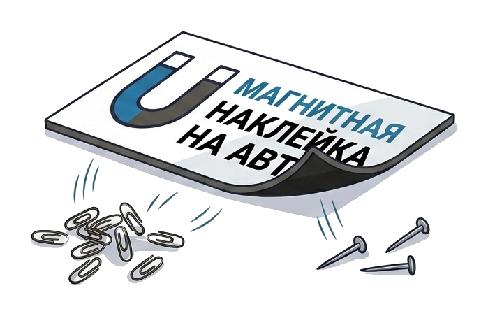 Магнитные наклейки