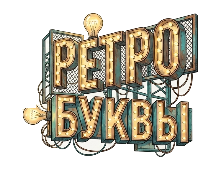 Объёмные ретробуквы