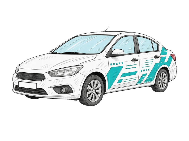 Реклама на авто — изображение услуги Брендирование автобусов в PrintSpirit