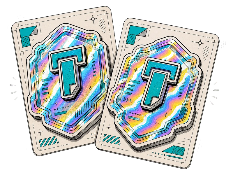 Кинетические — изображение услуги Голографические наклейки на заказ в PrintSpirit
