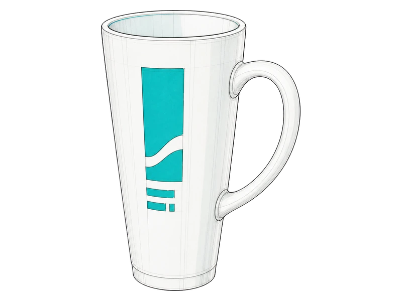 Латте — изображение услуги Кружки с логотипом в PrintSpirit