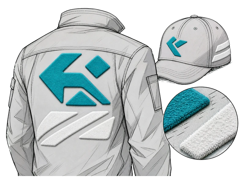 Флок-плёнка — изображение услуги Термонаклейки на одежду в PrintSpirit