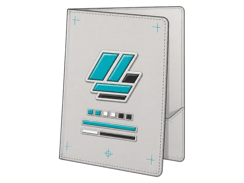Обложки на документы — изображение услуги Наклейки UV DTF на ежедневники в PrintSpirit