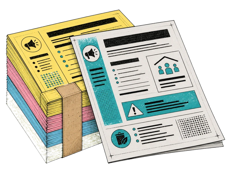 Бюллетени — изображение услуги Ризография в PrintSpirit